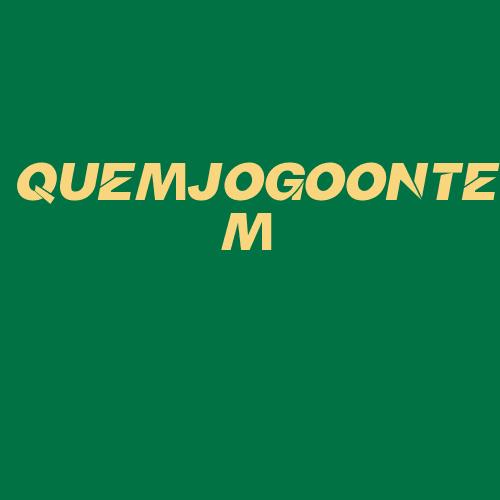 Logo da QUEMJOGOONTEM